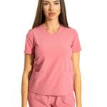 Essential Comfort women’s medical blouse with V-Neckline