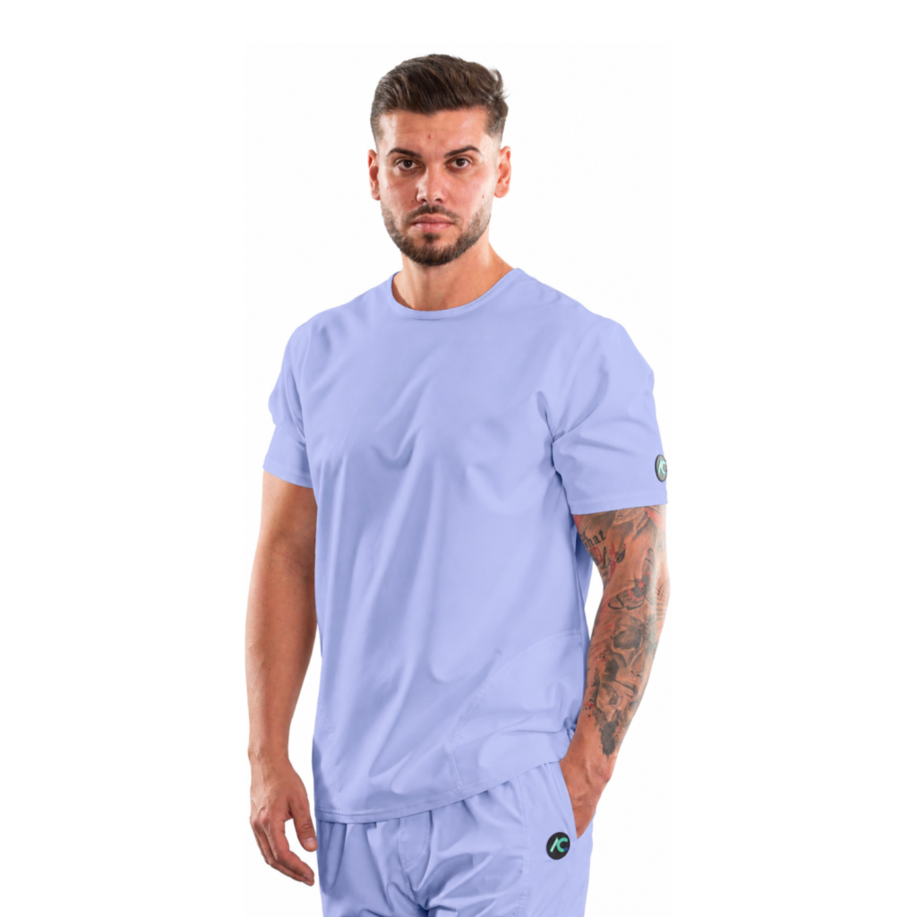Men’s Active Sport medical blouse with round neck