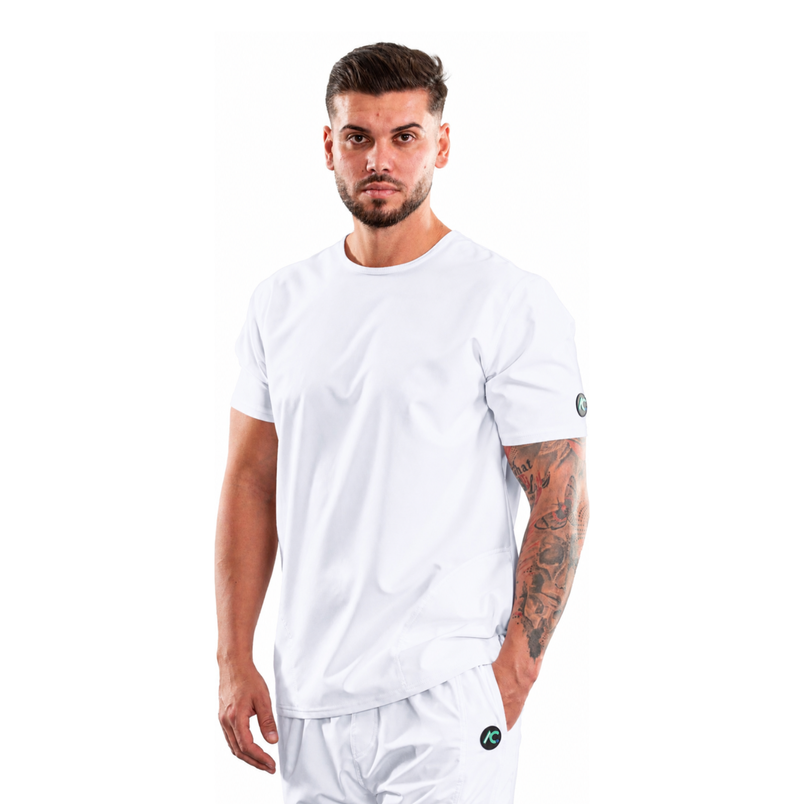 Men’s Active Sport medical blouse with round neck