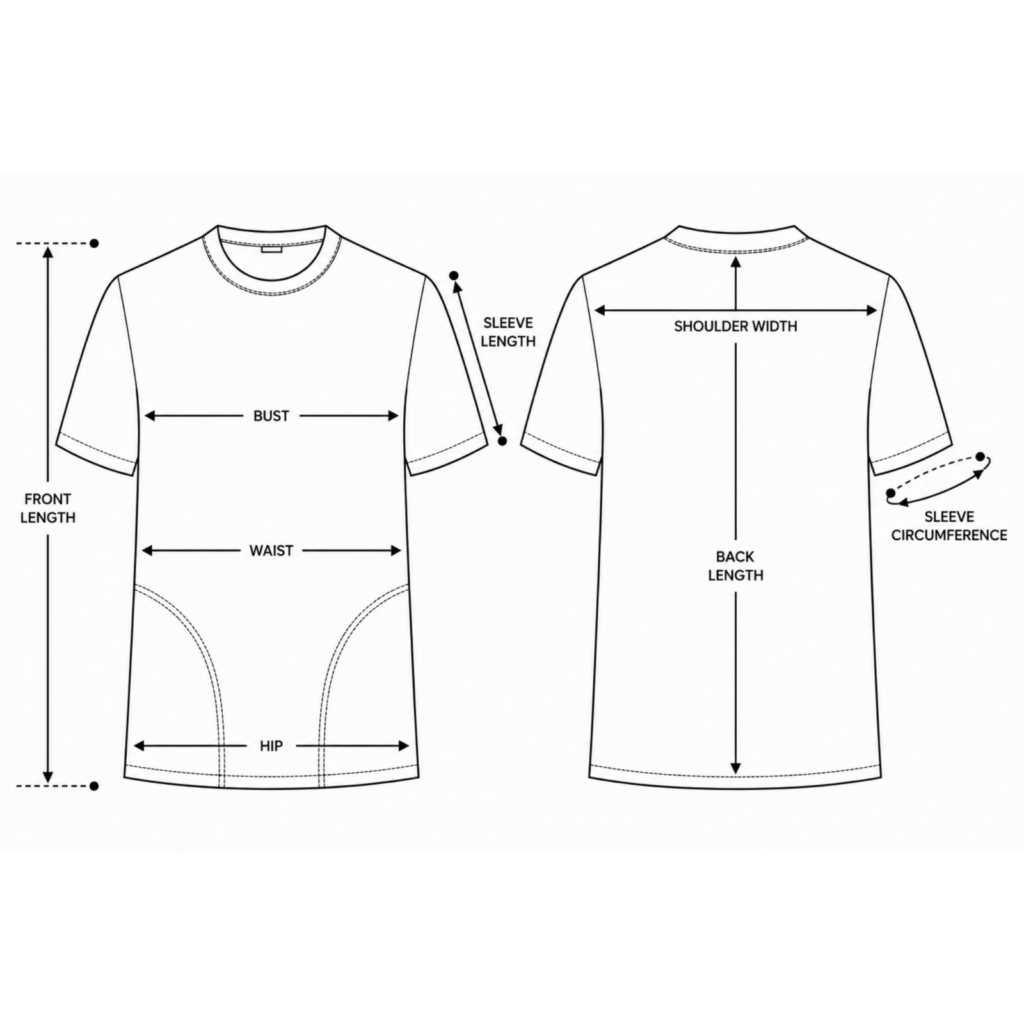 Men’s Active Sport medical blouse with round neck