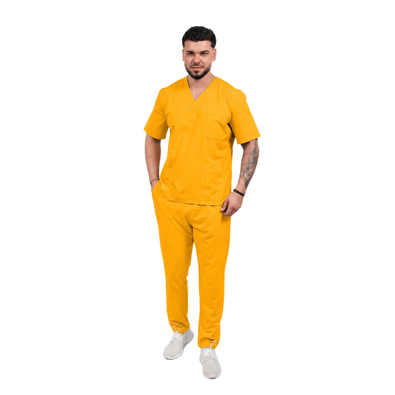 Men’s Smart Classic medical blouse with crossover neckline