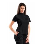 Classic women’s medical blouse with concealed closure