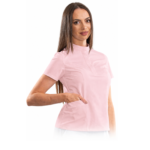 Women’s smart line medical blouse with a mandarin collar