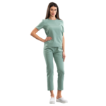 Active Sport women’s medical blouse with a round neckline