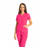 Essential Comfort women’s medical blouse with V-Neckline