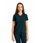 Essential Comfort women’s medical blouse with V-Neckline