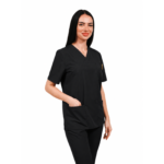 Smart Classic women’s medical blouse with wrap neckline