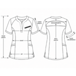 Tech-Smart women’s medical blouse