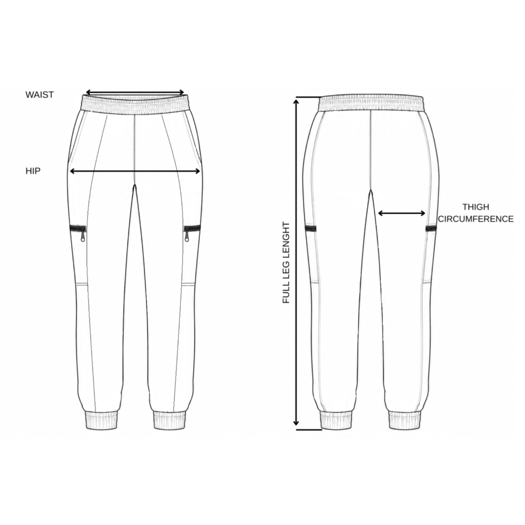 Active Jogger women’s medical trousers with side pockets