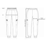 Active Jogger women’s medical trousers with side pockets