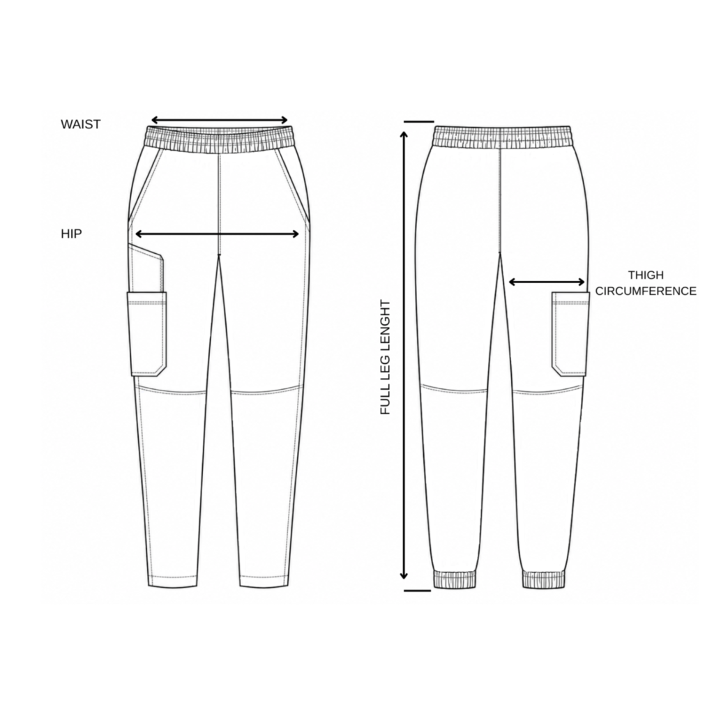 Active Jogger women’s Multi-Pocket medical trousers